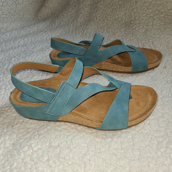 EuroSoft by Sofft Gianetta Dusty Teal women's sandal size 6 - Picture 5 of 8